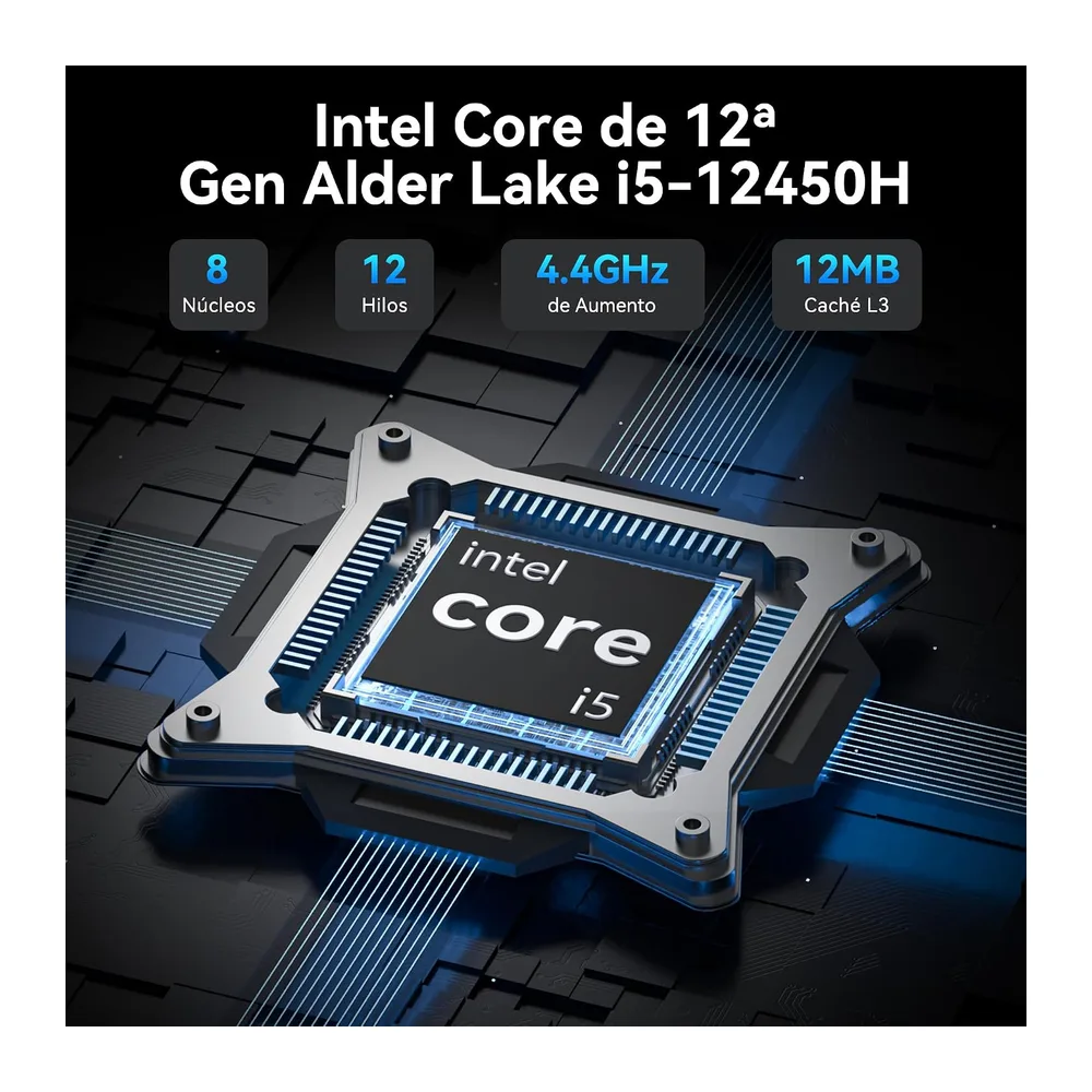 GEEKOM IT12 Mini PC con Intel Core i5-12450H — 3