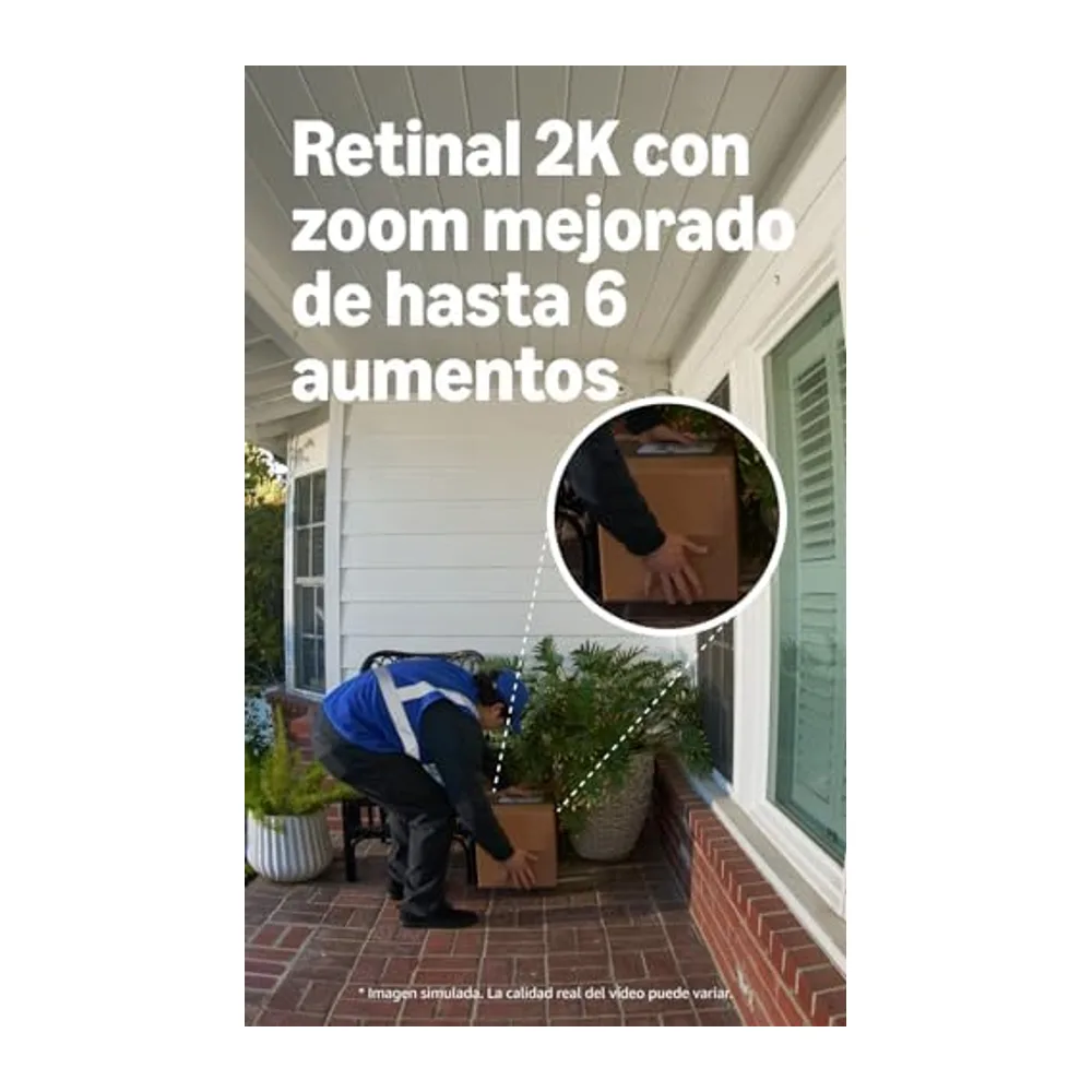 Ring Battery Video Doorbell 2K Plus, Videotimbre con batería (última gen.), Timbre con cámara, Retinal 2K, — 3