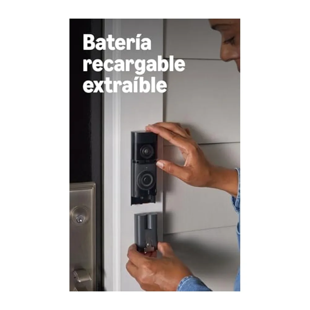 Ring Battery Video Doorbell 2K Plus, Videotimbre con batería (última gen.), Timbre con cámara, Retinal 2K, — 4