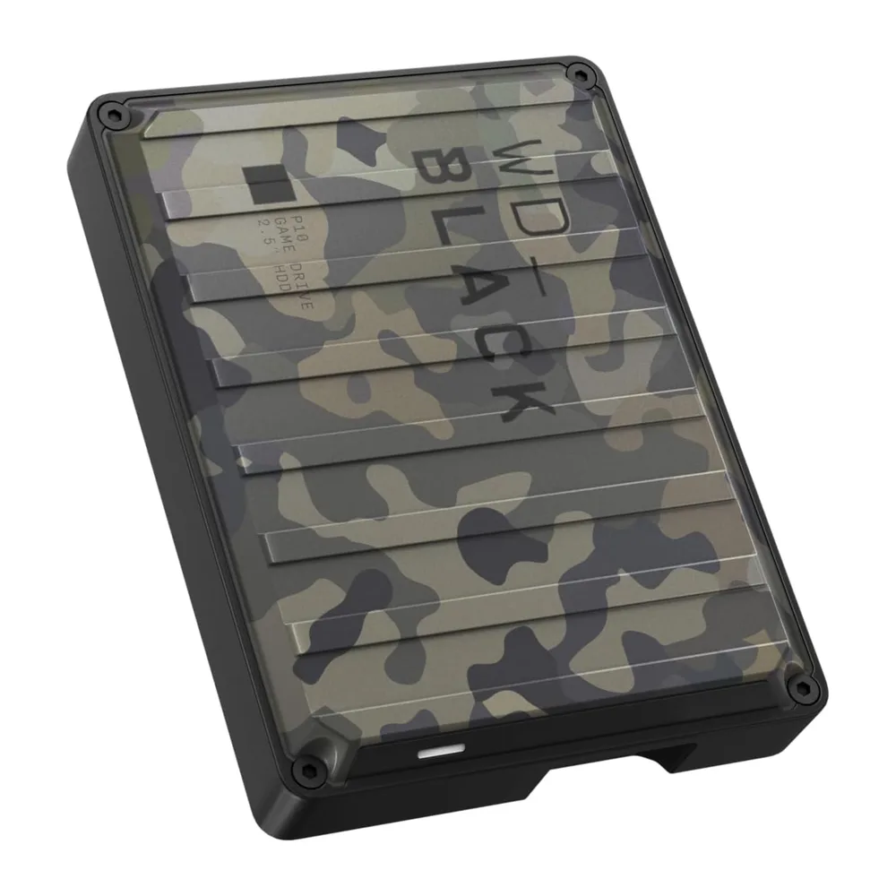 WD_Black P10 4TB Game Drive, Almacenamiento portátil HDD, USB 3.2 Gen 1, hasta 130 MB/s, Compatible con