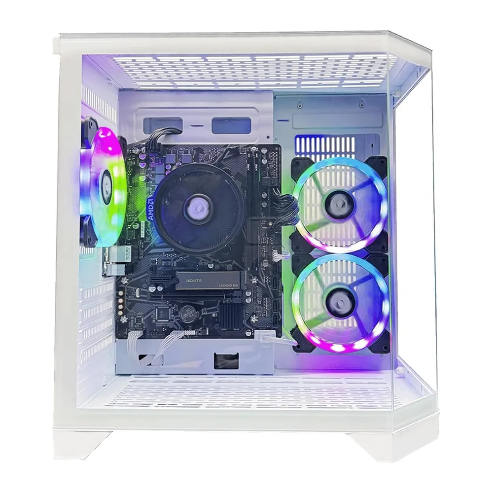 NitroPC - Pack Avanzado | PC Gaming Completo (AMD Ryzen 5 3400G 4/8, RX Vega 11, RAM 16GB, 480 GB SSD, — 3