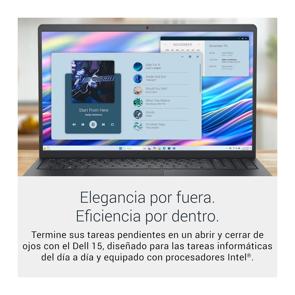 DELL 15 Ordenador PortátilDC15250 15.6" FHD (1920 x 1080) 120 Hz — 3