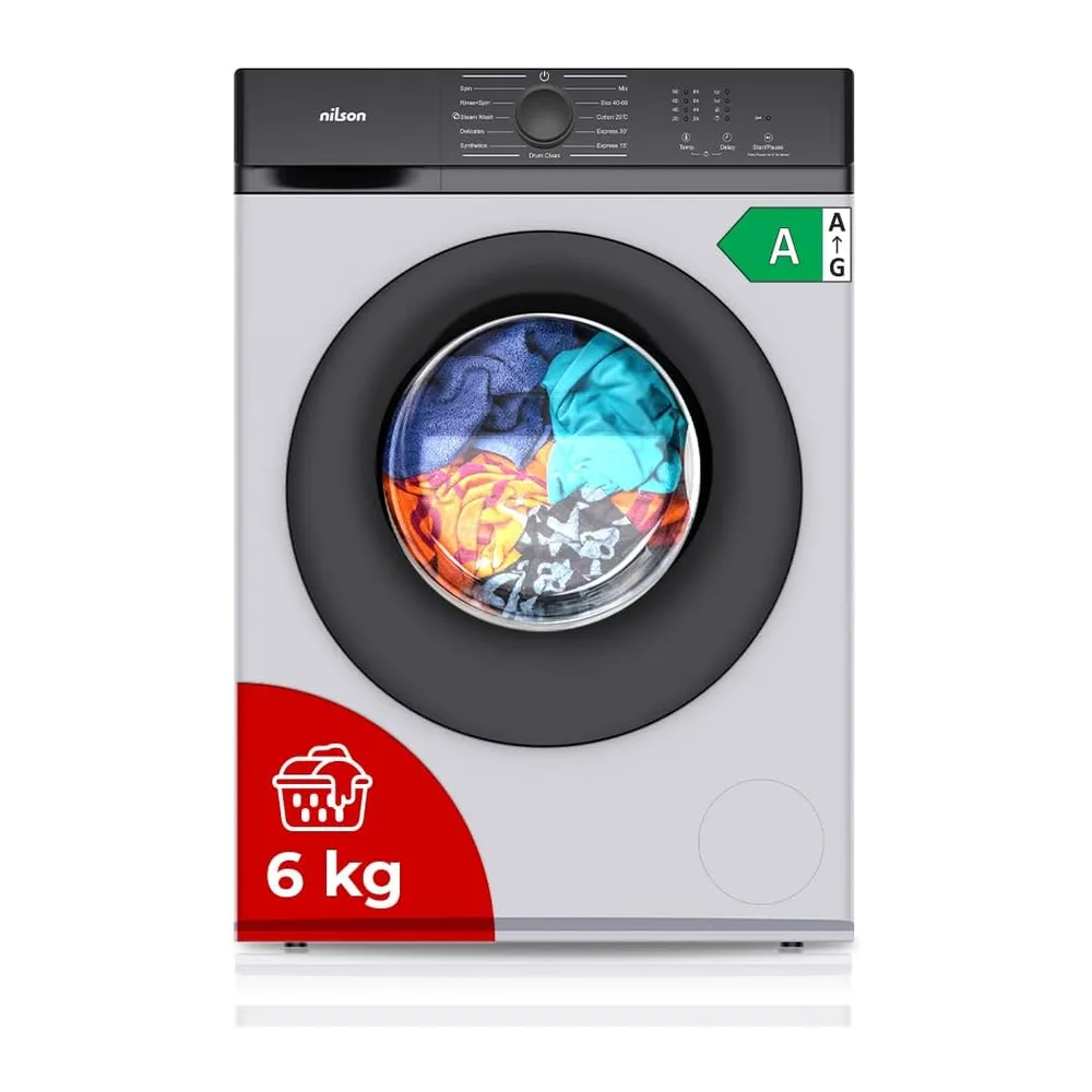 Nilson Lavadora 6Kg Carga Frontal Blanco NL6200AI. 1600W