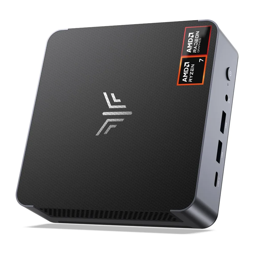 NiPoGi AM21 Mini PC,АMD Ryzen 7 8745HS,16GB DDR5 5600MHz,512GB NVME SSD