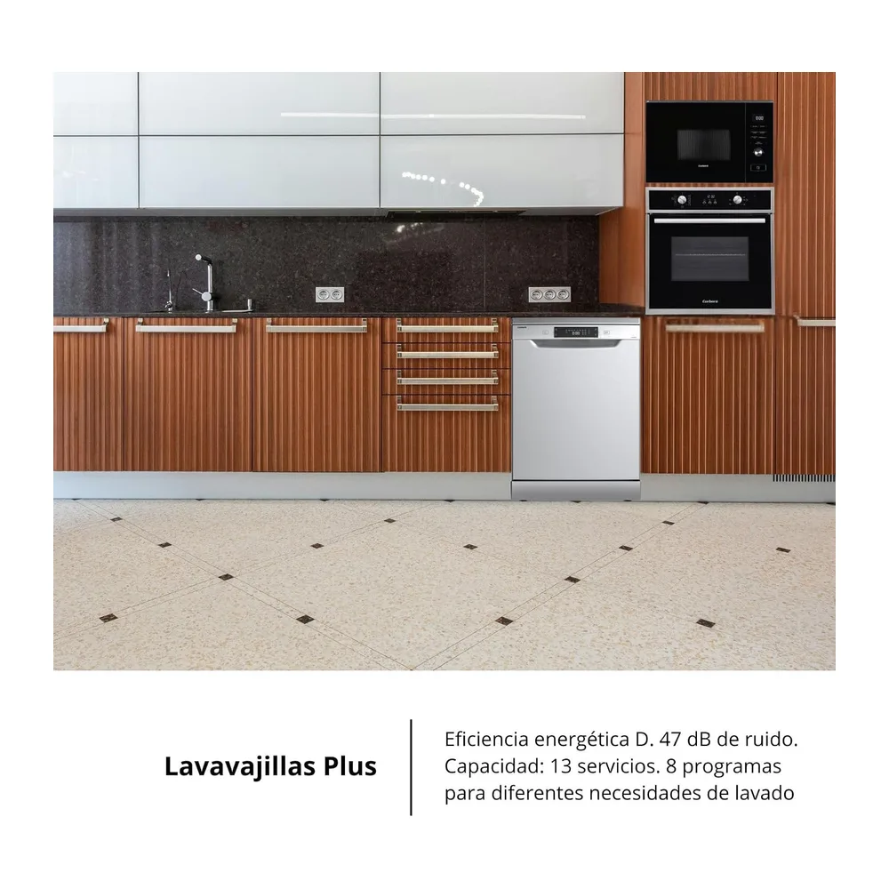 Corberó - Lavavajillas Gama Plus | CLVM6025X | 84,5 x 59,8 x 61 cm | 13 Cubiertos | Función Autoapertura | 8 — 3