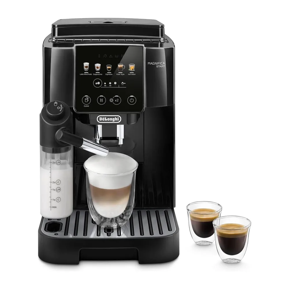 De'Longhi Magnifica Start - Cafetera Superautomática 4 Bebidas Negro