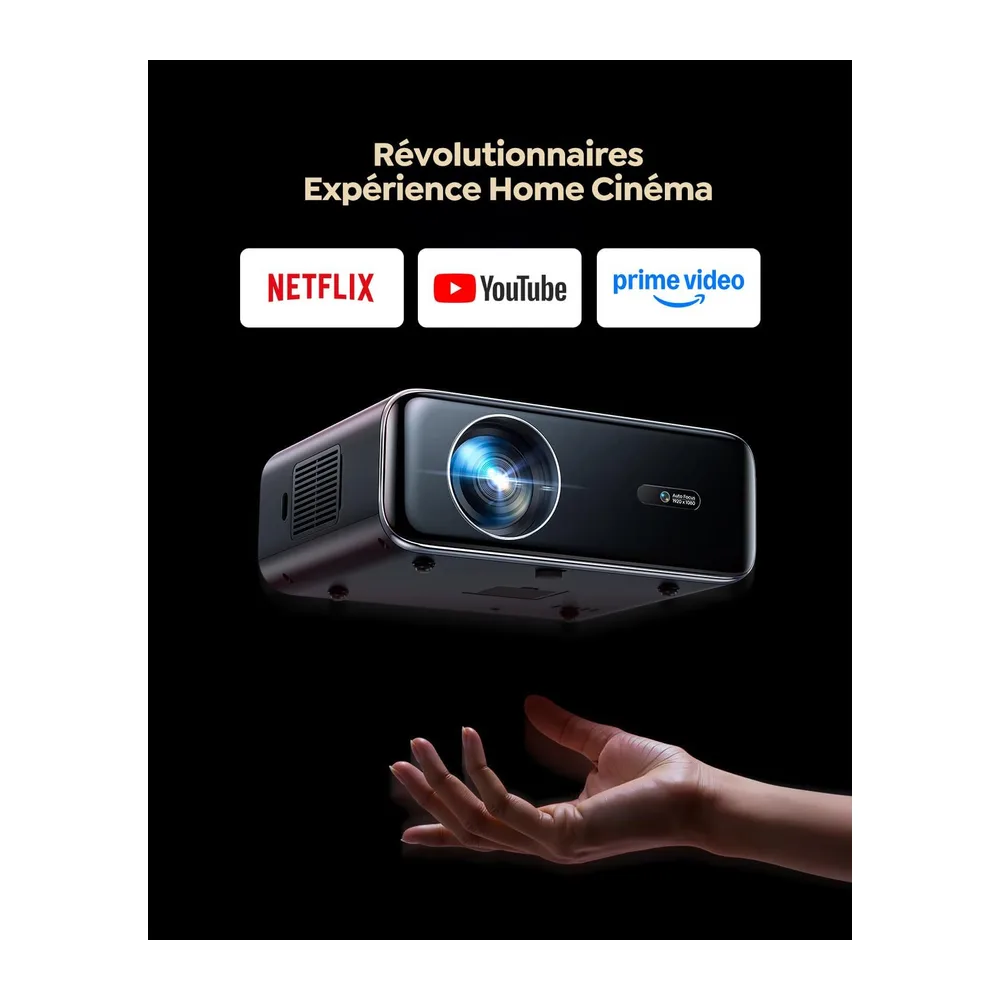 Proyector 4K【1400 ANSI/Netflix Incluido/Dolby】 Smart Proyector 4K Portátil Auto Focus/Keystone WiFi Bluetooth — 2