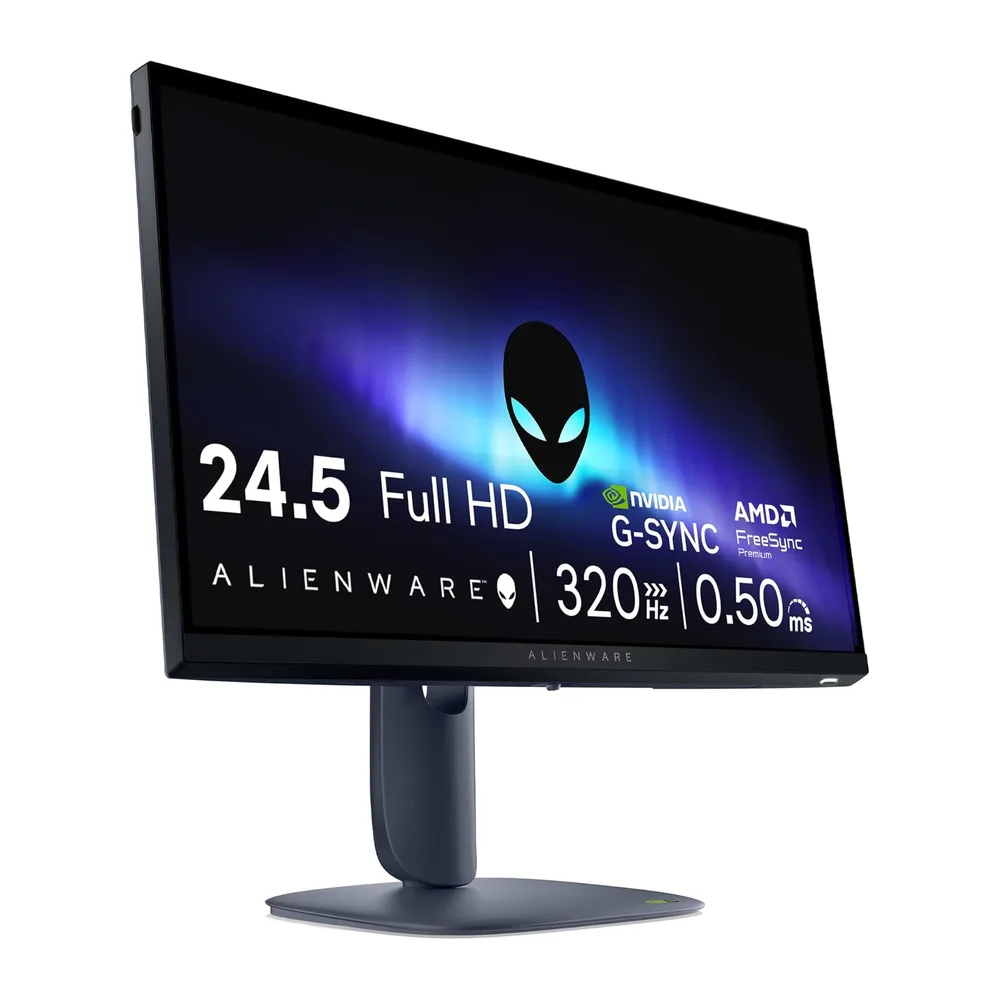 Alienware 25 Monitor Gaming - AW2525HM, Full HD (1920x1080), 320Hz, Fast IPS, 0.5ms, NVIDIA G-Sync
