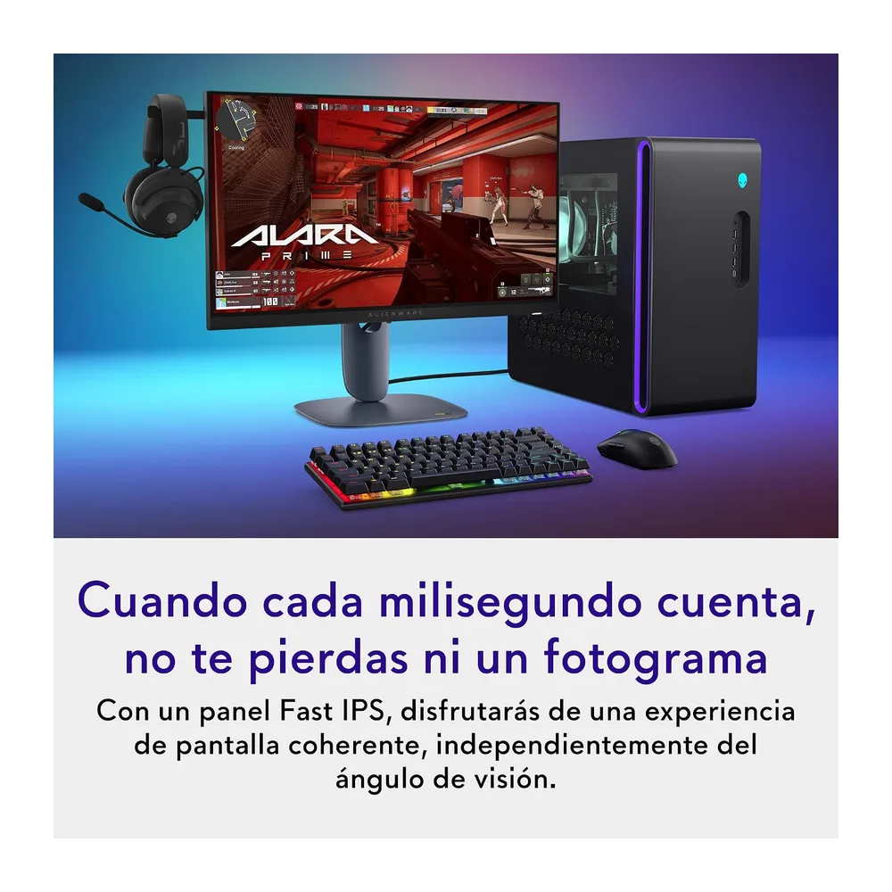 Alienware 25 Monitor Gaming - AW2525HM, Full HD (1920x1080), 320Hz, Fast IPS, 0.5ms, NVIDIA G-Sync — 4