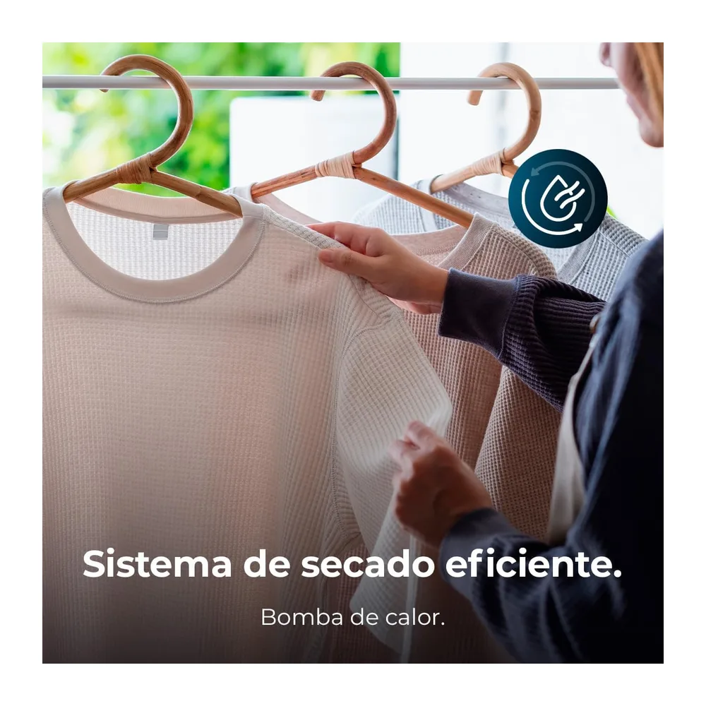 Cecotec Secadora de Ropa 8Kg Bomba de Calor Bolero Dresscode Dry 8330. Clase Equivalente A++ — 4