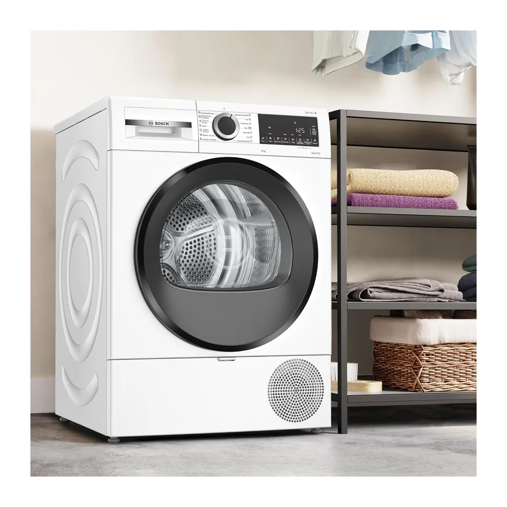 Bosch, Secadora con Bomba de Calor, Serie 6, 9 kg, blanco, WQG24200ES [Clase de eficiencia energética D] — 4