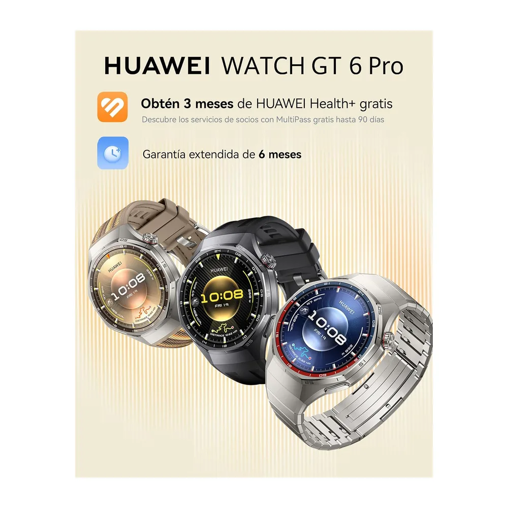 HUAWEI Watch GT 6 Pro 46mm GPS Smartwatch 1.47''AMOLED — 2