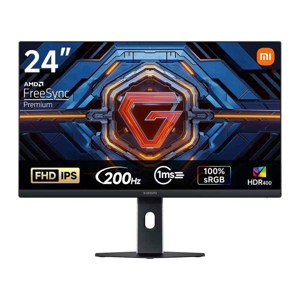 XIAOMI Monitor Gaming 24Pulgadas,200Hz,1ms GTG,FreeSync Premium,P24FDA-RGGL [Clase de eficiencia energética E]
