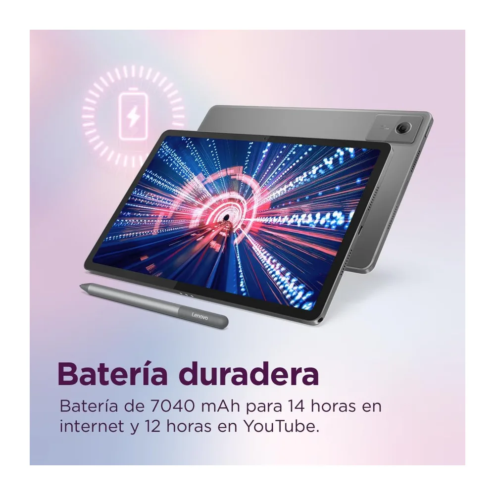 Lenovo Idea Tab – Tablet 11" 2.5K (MediaTek Dimensity 6300, 8 GB RAM, 128 GB UFS, 90 Hz, 4 Altavoces, Wi-Fi — 4