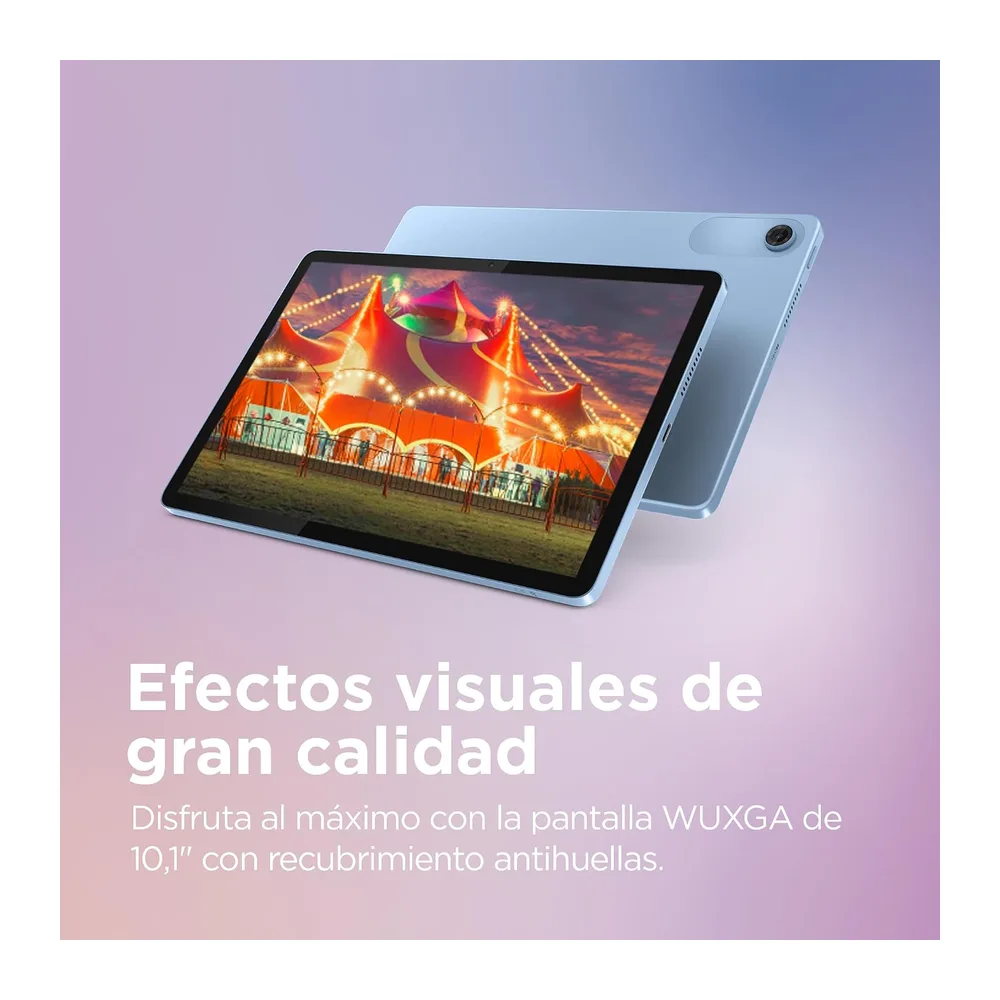 Lenovo Tab – Tablet 10.1" WUXGA (MediaTek Helio G85, 4 GB RAM, 128 GB, 60 Hz, 2 Altavoces, Wi-Fi 5, Bluetooth — 4