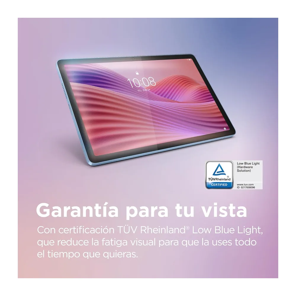 Lenovo Tab – Tablet 10.1" WUXGA (MediaTek Helio G85, 4 GB RAM, 128 GB, 60 Hz, 2 Altavoces, Wi-Fi 5, Bluetooth — 5