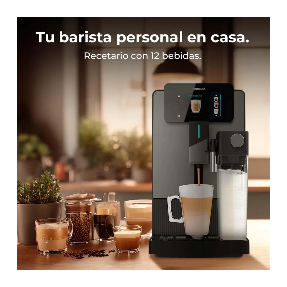 Cecotec Cafetera Superautomática Cremmaet Latte Touch. 19Bares — 2