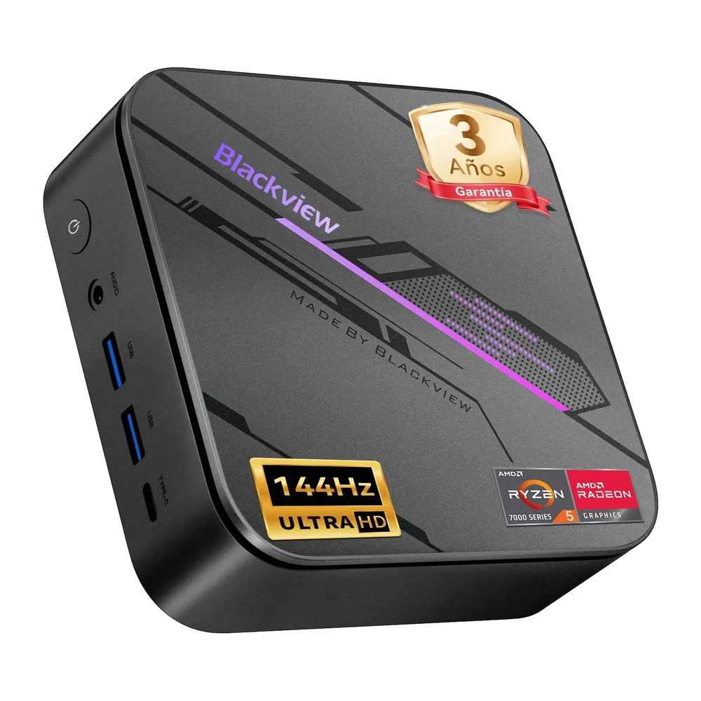 Blackview MP100Pro Mini PC (2026) con AMD Ryzen 5 7430U