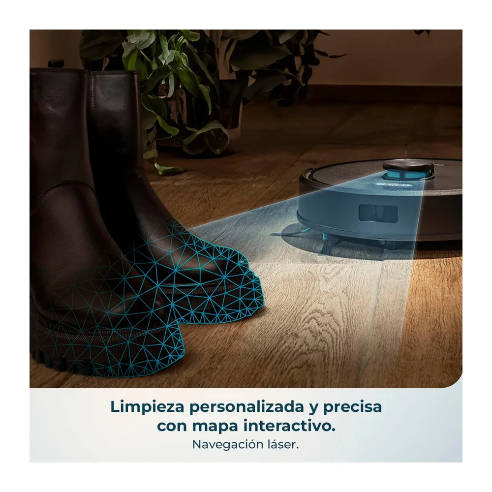 Cecotec Robot Aspirador y Friegasuelos con Base de Autovaciado Conga Y50 X-Treme. Navegación Láser — 3