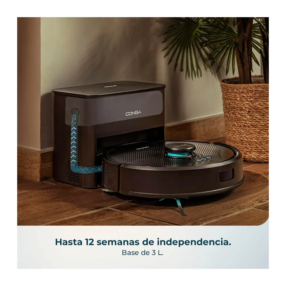 Cecotec Robot Aspirador y Friegasuelos con Base de Autovaciado Conga Y50 X-Treme. Navegación Láser — 6