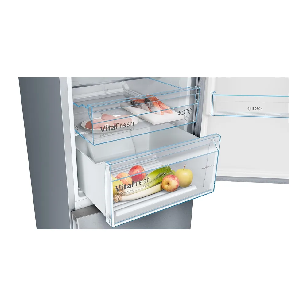 Bosch, Frigorífico Combi, Serie 4, 60 cm, Total NoFrost, Inox, KGN39VIEB [Clase de eficiencia energética E] — 6