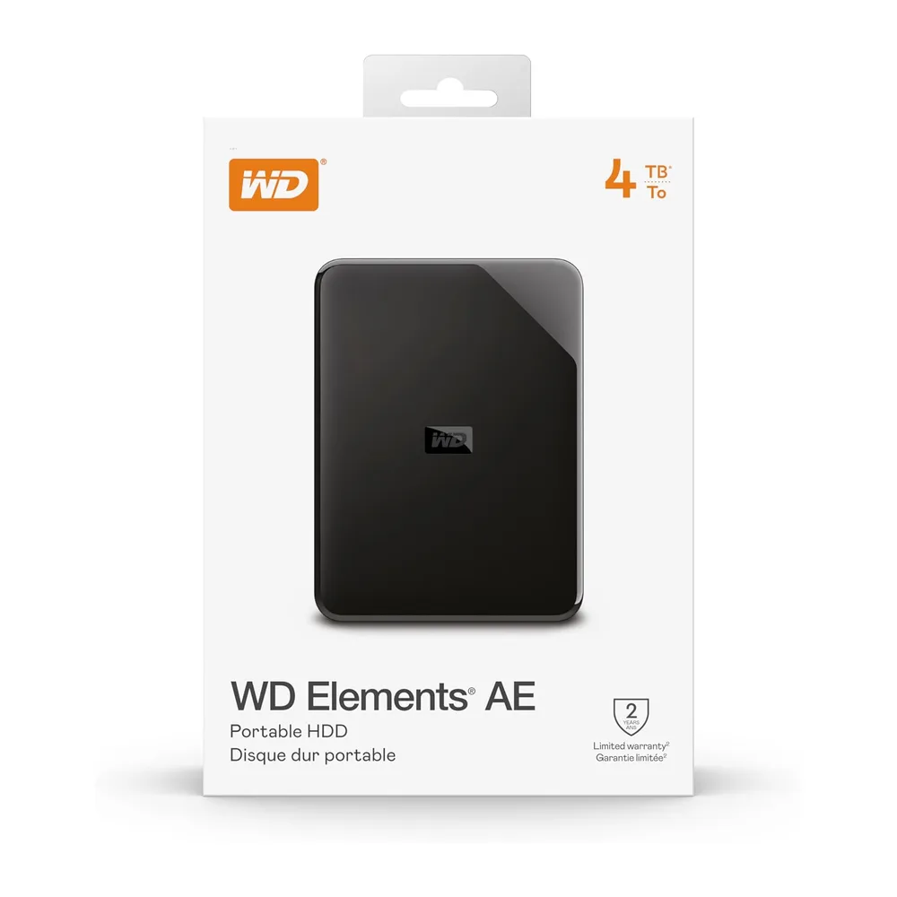 WD 4TB Elements Ae, Disco Duro Externo Portátil, USB SuperSpeed 3.2 Gen 1/USB 3.0, Ampliación de — 5