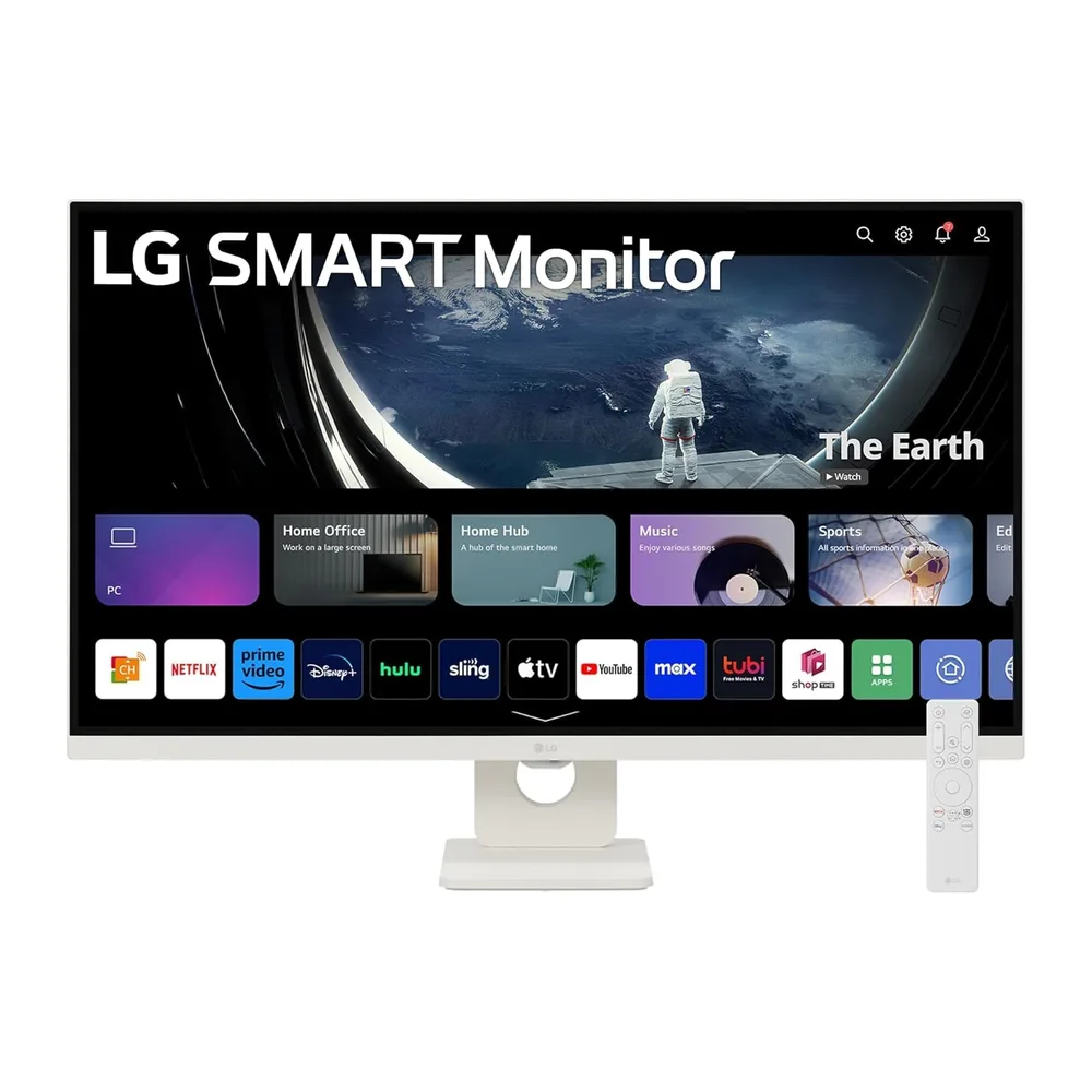 LG Smart Monitor 32U721SA-W - 16:9, VA, UHD(3840 x 2160), 60 Hz, Blanco [Clase de eficiencia energética F]