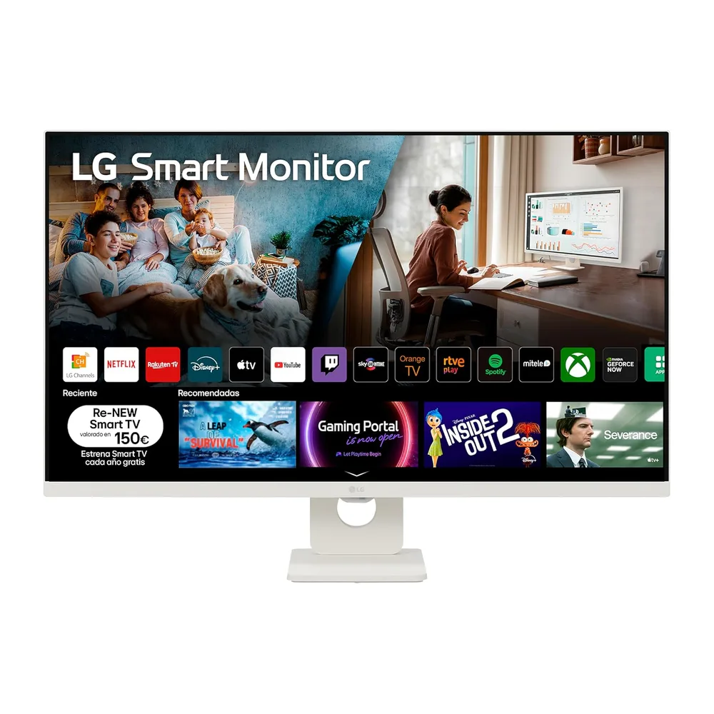 LG Smart Monitor 32U721SA-W - 16:9, VA, UHD(3840 x 2160), 60 Hz, Blanco [Clase de eficiencia energética F] — 2