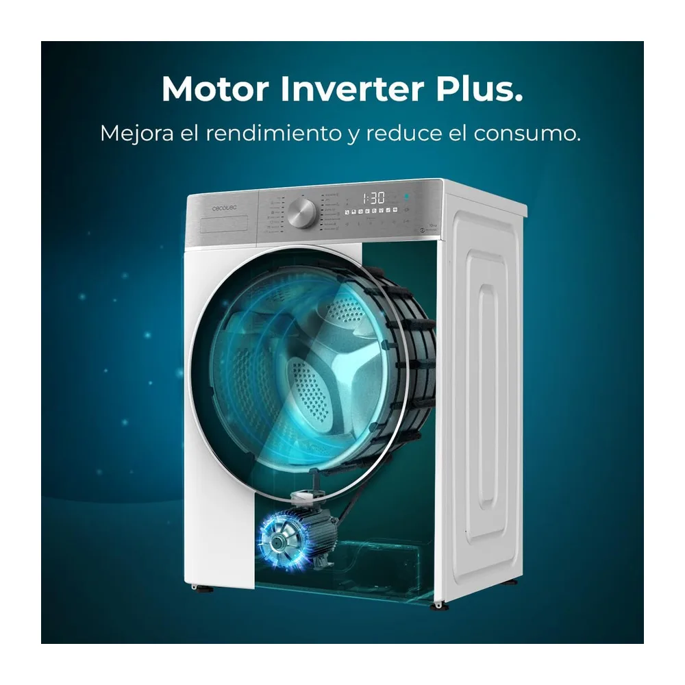 Cecotec Lavadora Secadora 8-5Kg Carga Frontal Bolero Wash&Dry 8580 Inverter A. 1400RPM — 4
