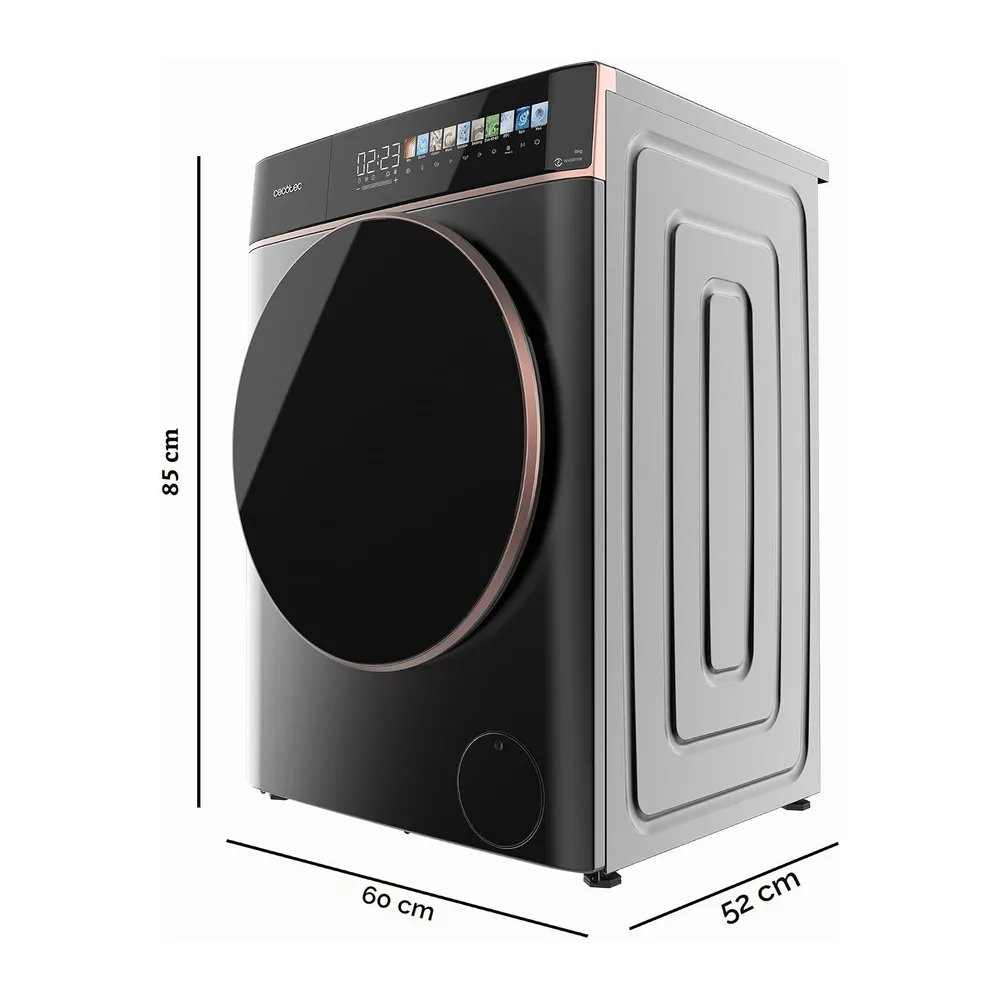 Cecotec Lavadora Secadora 8-5Kg Carga Frontal Bolero Wash&Dry 85900 Inverter Steel A — 2