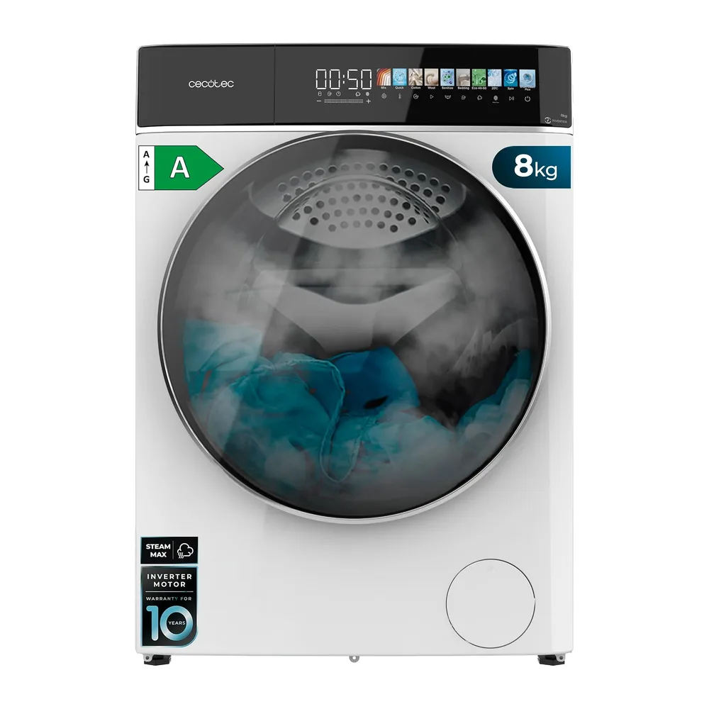 Cecotec Lavadora Secadora 8-5Kg Carga Frontal Bolero Wash&Dry 85900 Inverter A