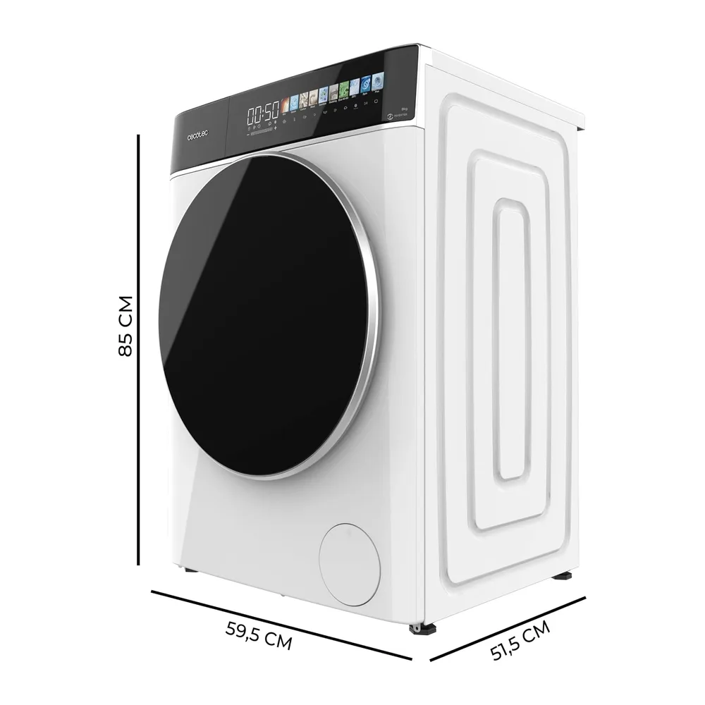 Cecotec Lavadora Secadora 8-5Kg Carga Frontal Bolero Wash&Dry 85900 Inverter A — 2