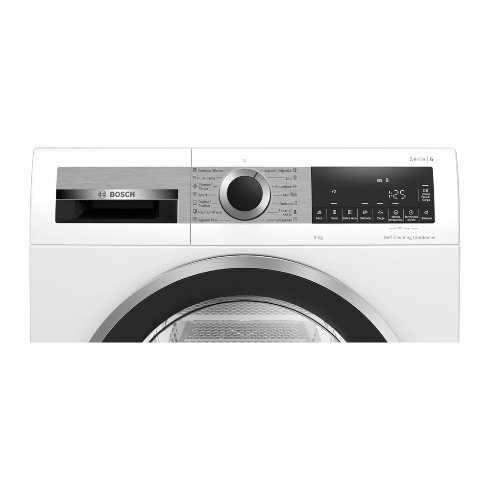 Bosch, Secadora, Bomba de Calor, Serie 6, 9 kg, AutoDry, blanco, WQG245D1ES [Clase de eficiencia energética C] — 3
