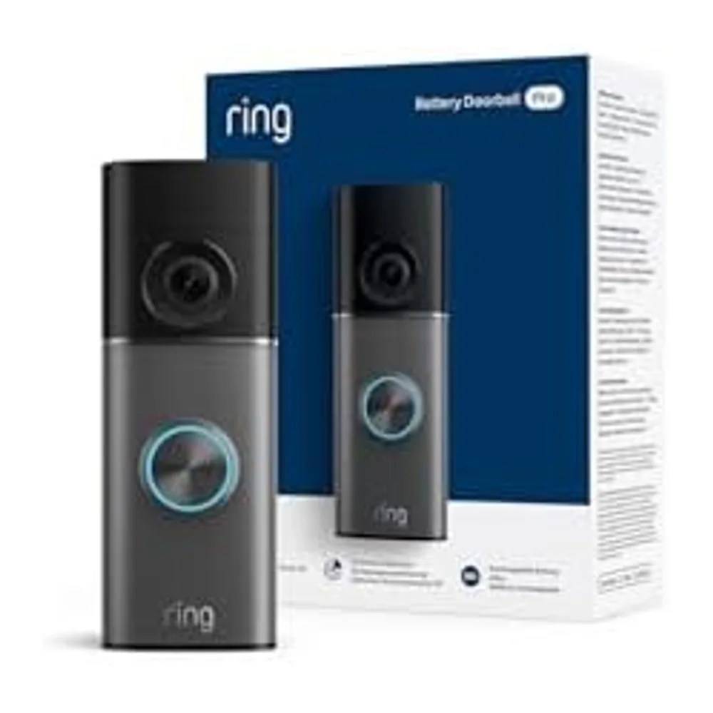 Ring Battery Video Doorbell 4K Pro, Videotimbre con batería (última gen.), Retinal 4K, Zoom 10 aumentos, — 2