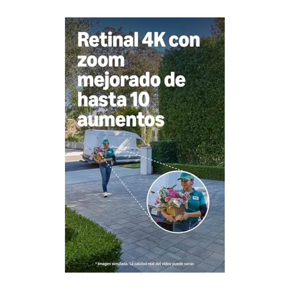 Ring Battery Video Doorbell 4K Pro, Videotimbre con batería (última gen.), Retinal 4K, Zoom 10 aumentos, — 3