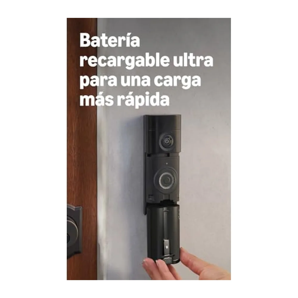 Ring Battery Video Doorbell 4K Pro, Videotimbre con batería (última gen.), Retinal 4K, Zoom 10 aumentos, — 4