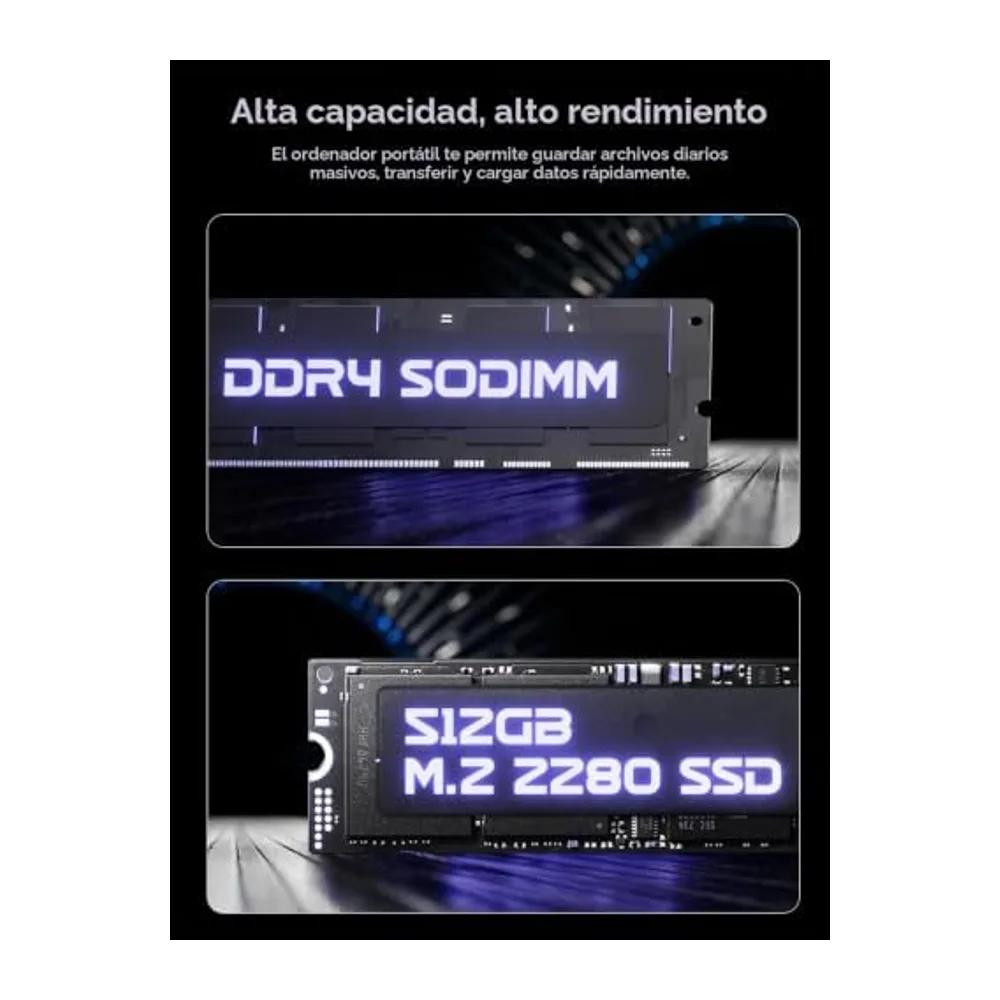 15.6" Ordenador Portátil Ryzen 7 5825U hasta 4.5 GHz 16GB DDR4 1000GB SSD — 6