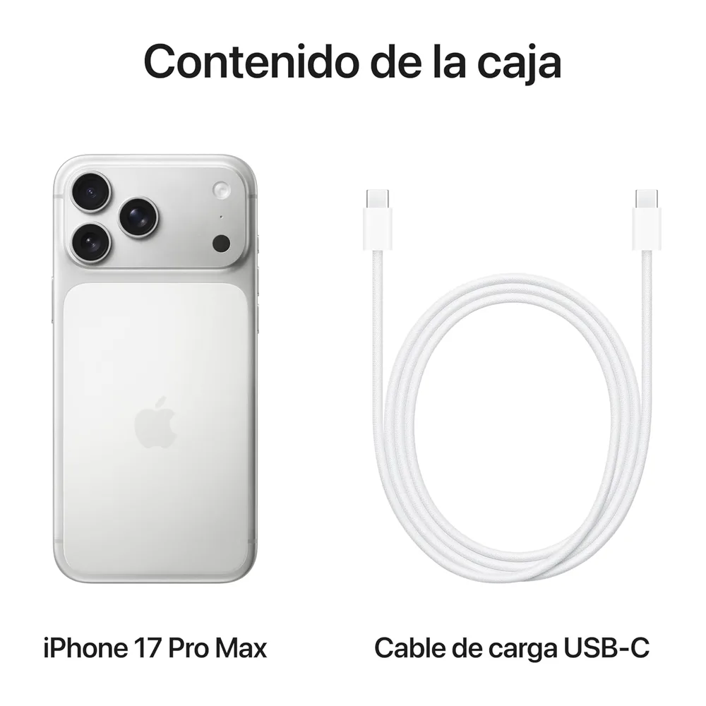 Apple iPhone 17 Pro MAX de 256 GB: Pantalla de 6,9 Pulgadas con Promotion — 6