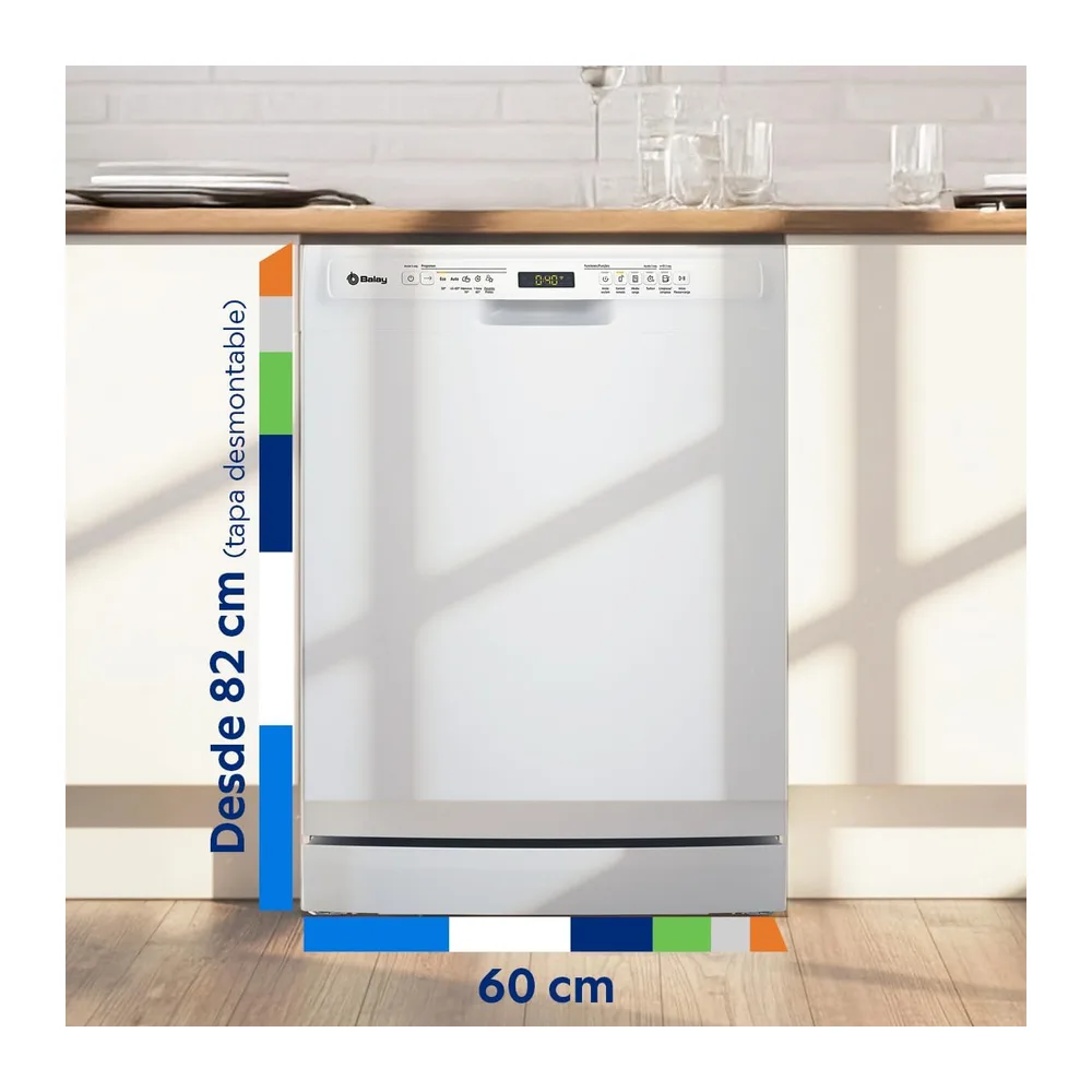 Balay, Lavavajillas, 14 Servicios, Silencioso, blanco, 3VS5332BP [Clase de eficiencia energética C] — 4
