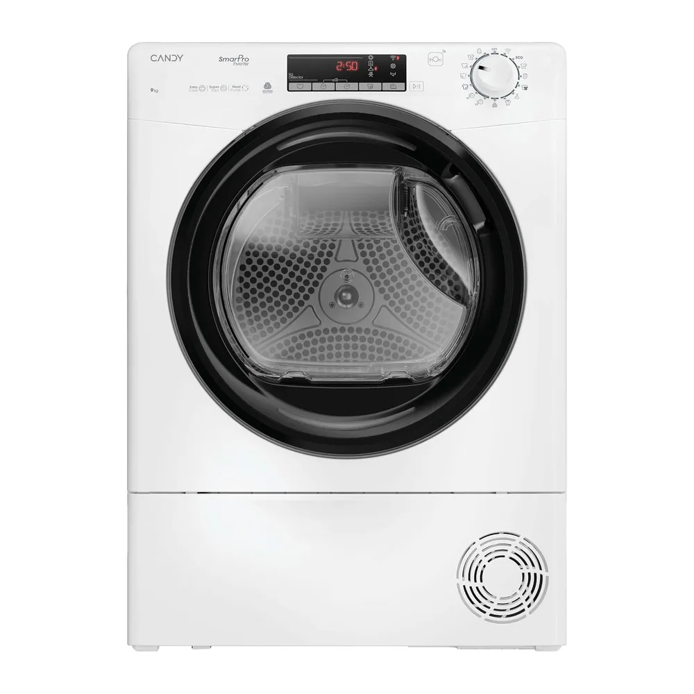 Candy Smart Pro Inverter CRO EH9N4TBE-S, Secadora 9KG, Bomba de Calor, Panel Smart Touch, WiFi, App hOn, 14