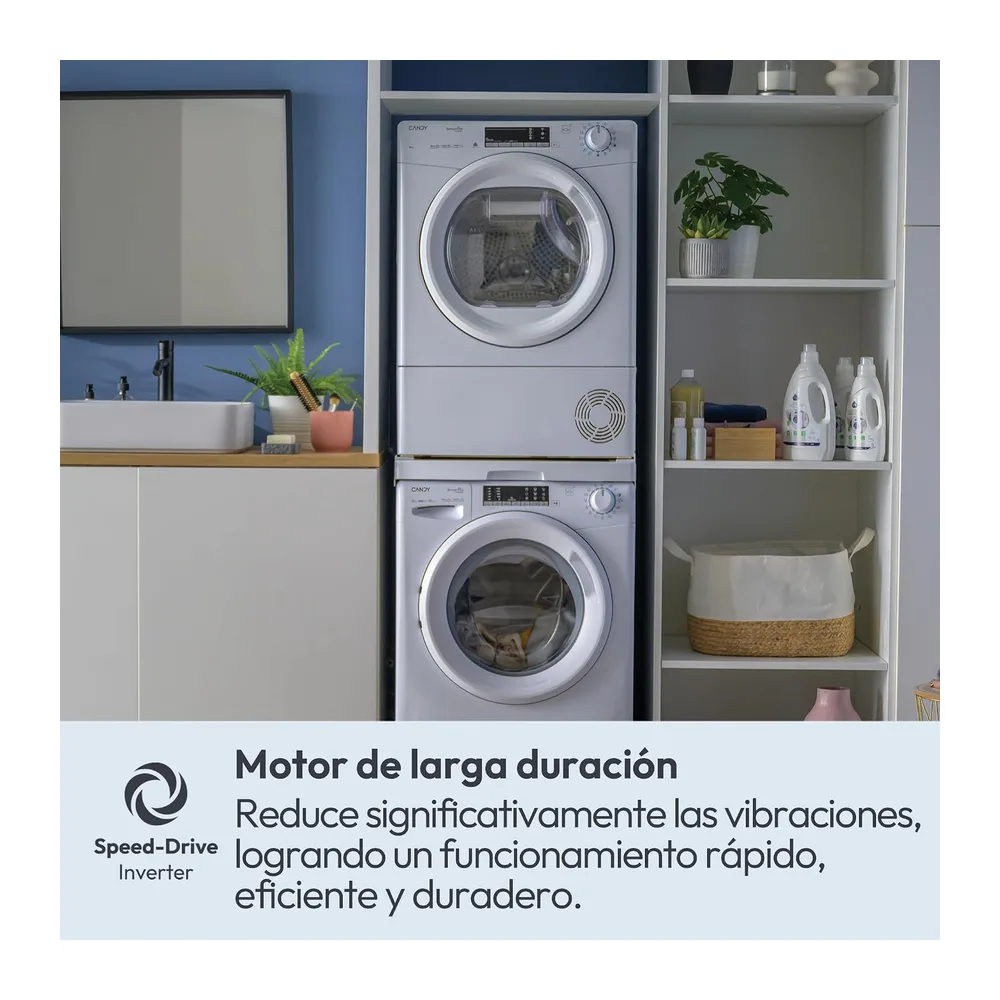 Candy Smart Pro Inverter CRO EH10N2TE-S, Secadora 10KG, Bomba de Calor, Panel Smart Touch, WiFi, App hOn, 14 — 4