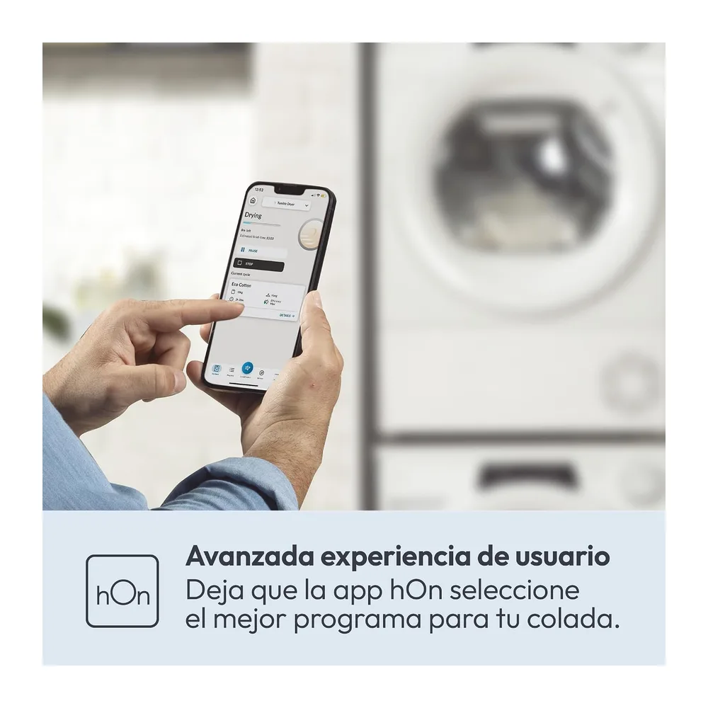 Candy Smart Pro Inverter CRO EH10N2TE-S, Secadora 10KG, Bomba de Calor, Panel Smart Touch, WiFi, App hOn, 14 — 6