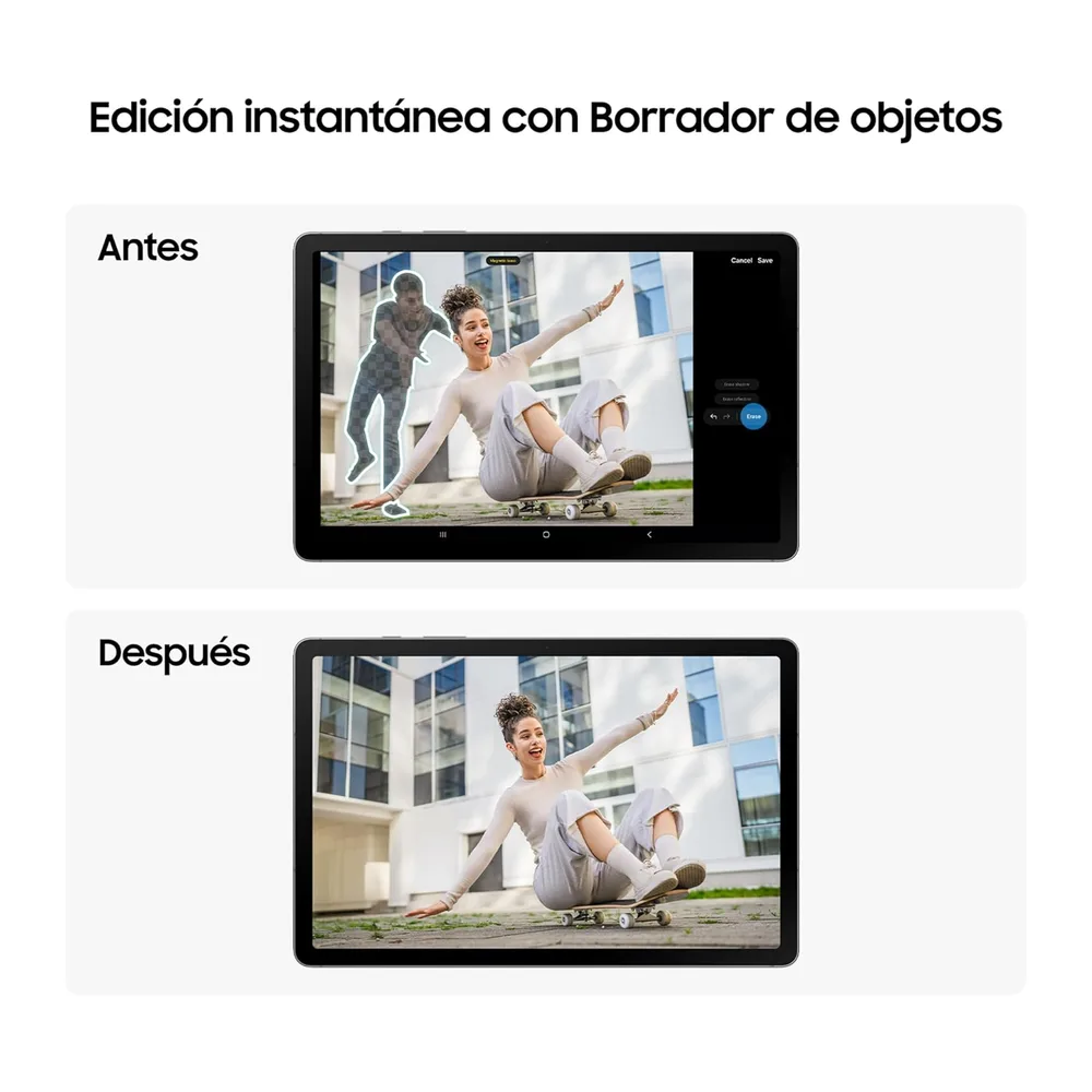 Samsung Galaxy Tab S10 Lite 256 GB - Tablet con IA, Incluye S Pen, 6 GB Memoria, Pantalla 10,9", Batería de — 6