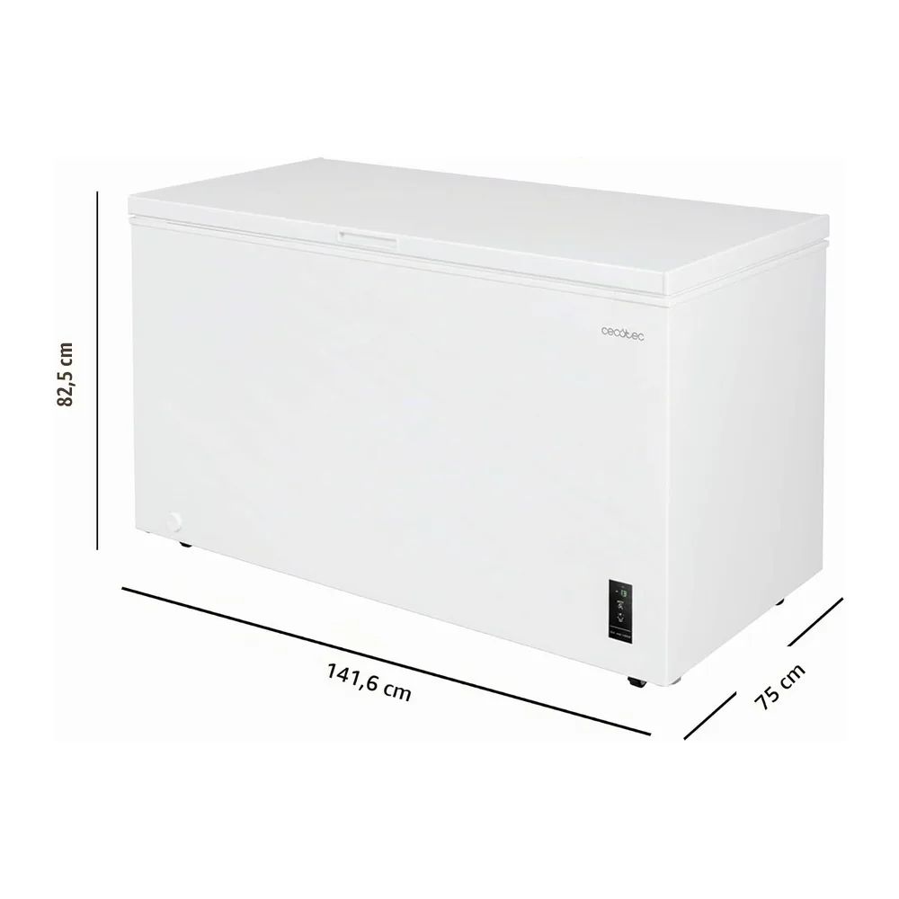 Cecotec Congelador Horizontal 418L Bolero CoolMarket Chest 418P White E. Cesta con Asas — 2