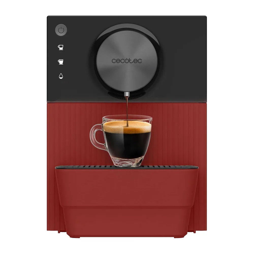 Cecotec Cafetera Superautomática Compacta Cremmaet Cube Red. 1350W