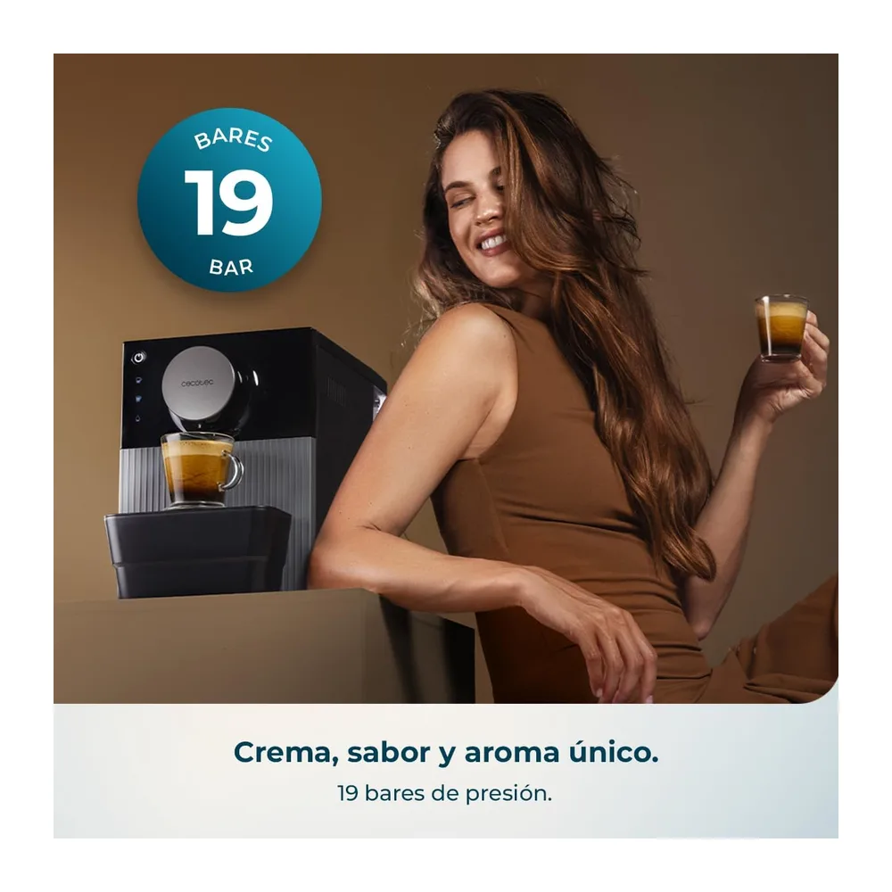 Cecotec Cafetera Superautomática Compacta Cremmaet Cube Red. 1350W — 4