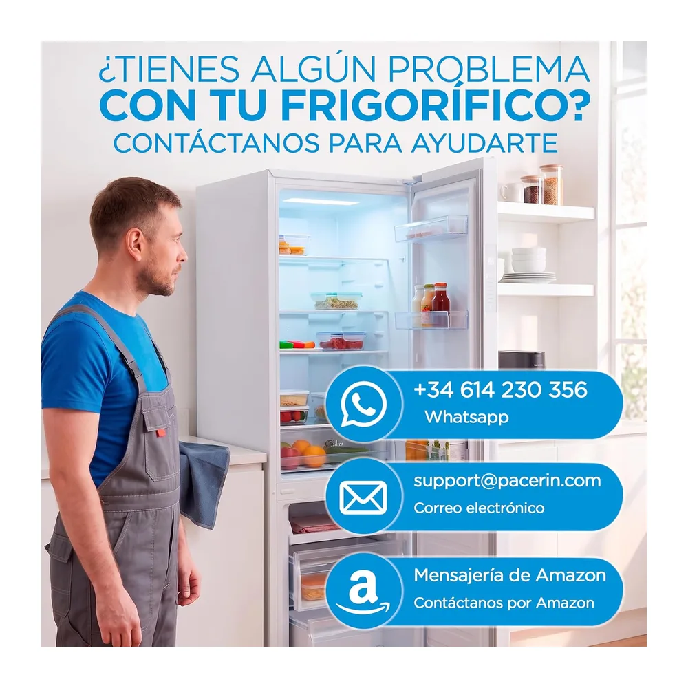 Midea Frigorifico Combi Blanco de 262 L | 55 cm x 177 cm | Nevera Combi con Congelador de 65L y Tecnología — 4