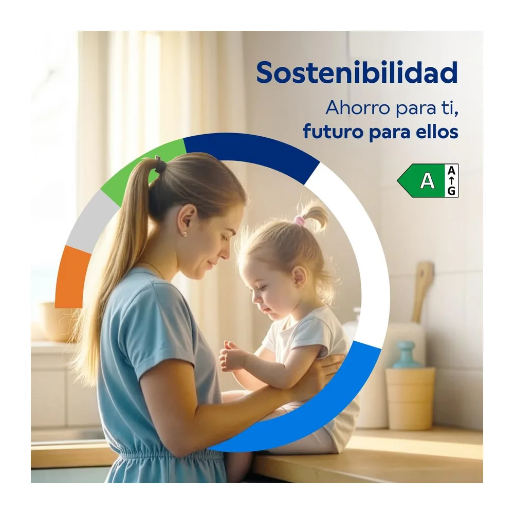 Balay, Lavadora, 8 kg, Programa Plancha, Silenciosa, blanco, 3TS382B [Clase de eficiencia energética A] — 3