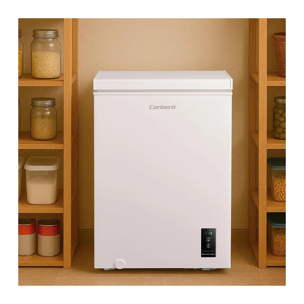Corberó - Arcón Congelador Horizontal | CCHM1006M | 99L | 54,7cm x 84,9cm | Motor Inverter 38db | Sistema — 2