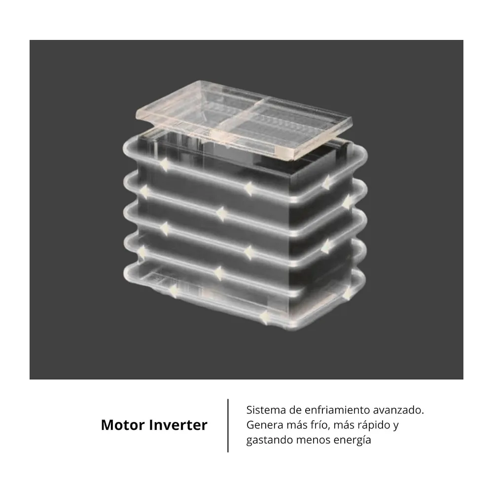 Corberó - Arcón Congelador Horizontal | CCHM1006M | 99L | 54,7cm x 84,9cm | Motor Inverter 38db | Sistema — 5